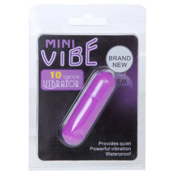 Baile Mini Vibro 10 fonctions 6cm Violet